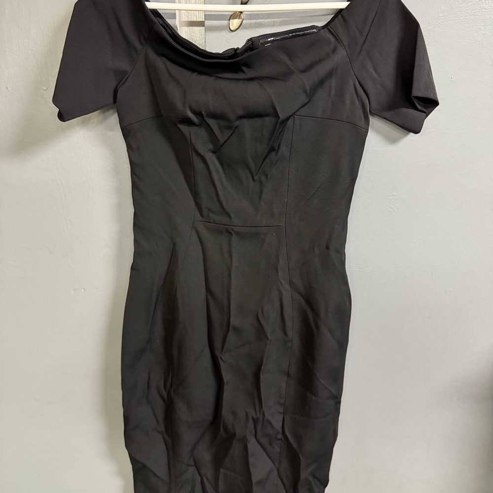 H&M Black Midi Dress